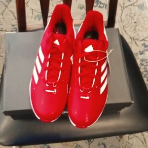 adidas boy's baseball shoes-NEW